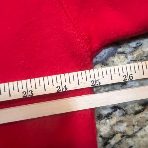 Vintage J.America Men Size XL Nebraska Hoodie Red Sweatshirt Long Sleeve - Picture 6 of 6